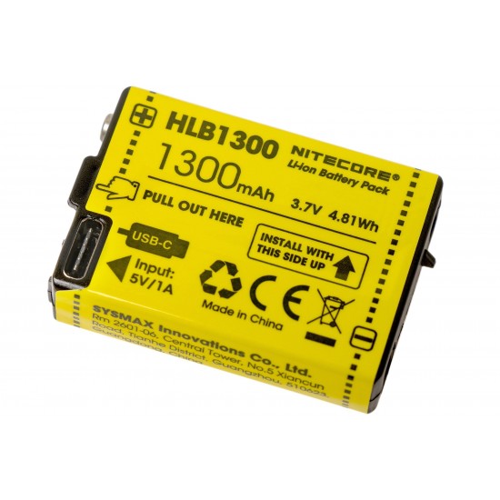 Nitecore HLB-1300: Battery Pack for UT27 Headlamp