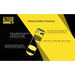 Nitecore NL2150R 5000mAh USB-C Rechargeable 21700 Battery Nitecore NL2150R 5000mAh USB-C Rechargeable 21700 Battery