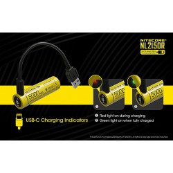 Nitecore NL2150R 5000mAh USB-C Rechargeable 21700 Battery Nitecore NL2150R 5000mAh USB-C Rechargeable 21700 Battery