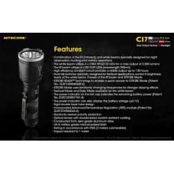 Nitecore CI7 2500 Lumen Infrared Flashlight with IR Illuminator Nitecore CI7 2500 Lumen Infrared Flashlight with IR Illuminator