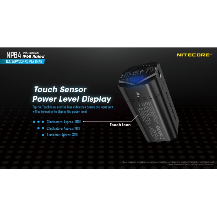 Nitecore NPB4 20000mAh Waterproof Power Bank Nitecore NPB4 20000mAh Waterproof Power Bank