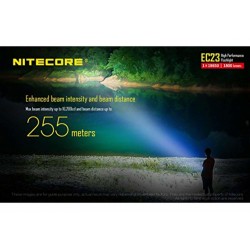 פנס טקטי קטן ועוצמתי 1800 לומן NITECORE EC23 פנס טקטי קטן ועוצמתי 1800 לומן NITECORE EC23