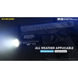 Nitecore NPL30 1200 Lumen Rail Mount Gun Flashlight Nitecore NPL30 1200 Lumen Rail Mount Gun Flashlight