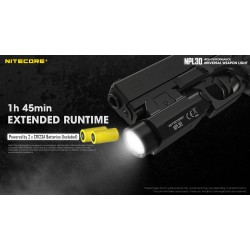 Nitecore NPL30 1200 Lumen Rail Mount Gun Flashlight Nitecore NPL30 1200 Lumen Rail Mount Gun Flashlight