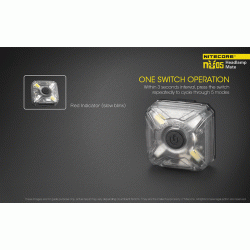 Nitecore NU05 Headlamp Mate & Safety Light (red-white) Nitecore NU05 Headlamp Mate & Safety Light (red-white)